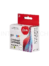 Струйный картридж Sakura 3YM74AE (№653 Tri-colour) для HP, триколор, 11 мл., 600 к.