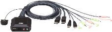 Переключатель ATEN 2 PORT USB DP KVM SWITCH.