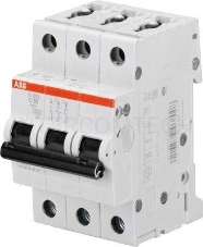 Выключатель автоматический модульный 3п C 25А 6кА S203 ABB