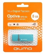 Флэш Диск QUMO 8GB Optiva 02 Blue QM8GUD-OP2-blue