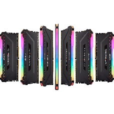 Память оперативная Corsair DDR4, 3600MHz 32GB 4x8GB DIMM, Unbuffered, 18-22-22-42, XMP 2.0, VENGEANCE RGB PRO Heatspreader, RGB LED, 1.35V