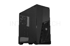 Корпус без БП Cooler Master MasterBox K501L, 1xUSB3.0, 1xUSB2.0, 1x120 Fan,  1x120 Red Led Fan, w/o PSU, Black, ATX