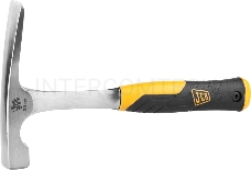 Молоток каменщика JCB JHM005 цельнокованый, двухкомпонентная виброгасящая рукоятка, 550г
