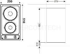 Электрическая варочная панель Hansa BHEI301060