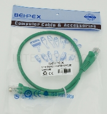 Сетевое оборудование Patchcord molded 5E Copper 0.5m green