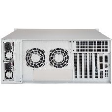 Корпус Supermicro SuperChassis 4U 846BE1C-R1K03JBOD Up to 24 x 3.5 hot-swap HDD bays for JBOD solution (SAS 12G dual expander backplane, with LSI SAS3 expander, with 8x mini-SAS HD connectors)