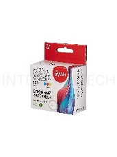 Струйный картридж Sakura F6V16AE (№123 Tri-colour) для HP, триколор, 18 мл., 330 к.