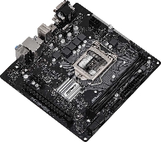 Материнская плата ASRock H470M-HDV LGA1200, H470, 2*DDR4, D-Sub+HDMI+DVI-D, 4xSATA3 6.0, 2xUSB 3.2, 4xUSB 2.0, mATX