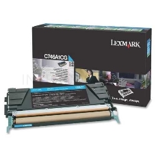 Картридж Lexmark C746dn / C746dtn / C746n / C748de / C748dte / C748e голубой 7000стр