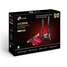 Адаптер TP-Link Wi-Fi 11AX 3000Mbps dual-band PCI-E adapter, two external Antennas