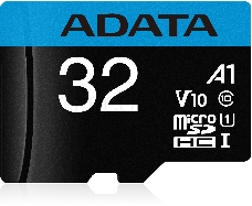 Флеш карта microSD 32GB ADATA microSDHC Class 10 UHS-I A1 100/20 MB/s (SD адаптер)