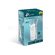 Повторитель беспроводного сигнала TP-Link SOHO  RE450 10/100/1000BASE-TX/Wi-Fi белый поставляется без кабеля RJ-45