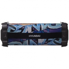 Колонка порт. Hyundai H-PAC460 черный 9W 1.0 BT/3.5Jack/USB 10м 1500mAh