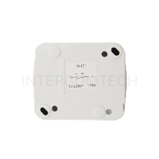 Переключатель проходной KRANZ Mini OG открытой установки, IP54 белый