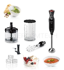Погружной блендер BOSCH MS61B6170 ErgoMixx, 1000Вт