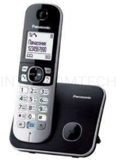 Телефон Panasonic KX-TG6811RUB  (черный) {Беспроводной DECT,40 мелодий,телефонный справочник 120 зап.}