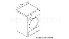 Сушильная машина Отдельностоящая с тепловым насосом SIEMENS WT45HV10GC iQ300, 842x598x613 8кг 65дБ Rapid40 softDry AntiVibration TouchControl