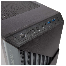 Корпус Hiper CC BG черный без БП ATX 2x120mm 1x140mm 2xUSB3.0 audio bott PSU