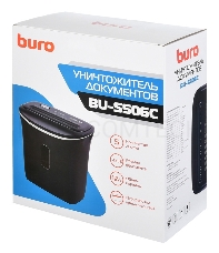 Шредер Buro Home BU-S506C (секр.P-4)/фрагменты/5лист./12лтр./пл.карты