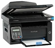МФУ Pantum M6550NW, лазерный принтер/сканер/копир, A4, 22 стр/мин, 1200x1200 dpi, 128 Мб, ADF, Ethernet, USB, Wi-Fi, ЖК-панель (черный корпус)