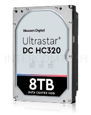 Жесткий диск Western Digital SATA-III 8Tb 0B36404 HUS728T8TALE6L4 Ultrastar DC HC320 (7200rpm) 256Mb 3.5