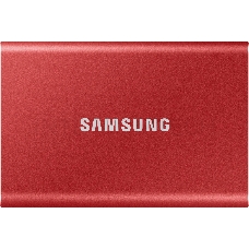 Твердотельный накопитель Samsung SSD 500GB T7 Touch, USB Type-C, R/W 1000/1050MB/s, Red