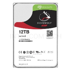 Жесткий диск Seagate 12TB Ironwolf (ST12000VN0008 ) {SATA 6.0Gb/s, 7200 rpm, 256mb buffer, 3.5,для NAS}