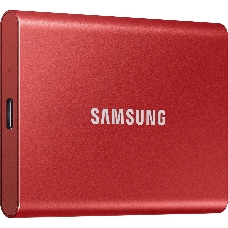 Твердотельный накопитель Samsung SSD 500GB T7 Touch, USB Type-C, R/W 1000/1050MB/s, Red