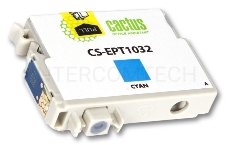 Картридж струйный Cactus CS-EPT1032 голубой для Epson Stylus Office T1100/TX510/TX510fn (14ml)