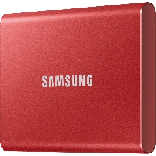 Твердотельный накопитель Samsung SSD 500GB T7 Touch, USB Type-C, R/W 1000/1050MB/s, Red