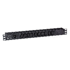 Блок розеток горизонтальный ExeGate ServerPro PDU-19H002 Al-10C13-C14-fr, 19