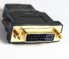 Переходник Aopen DVI-D 25F to HDMI 19M позолоченные контакты <ACA311>