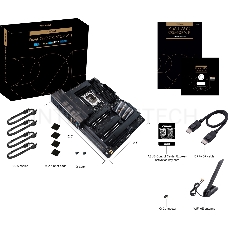 Материнская плата ASUS PROART Z690-CREATOR WIFI, LGA1700, Z690, 4*DDR5, HDMI+DP, CrossFireX, SATA3 + RAID, Audio, Gb LAN, USB 3.2*8, USB 2.0*6, COM*1 header, ATX ; 90MB19H0-M0EAY0