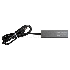 Переходник разветвитель Hoco HB1 USB - 4USB (USB 2.0 - 480 Мбит/с), 0.8 м, серый