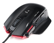 Мышь игровая Гарнизон GM-790G, 6 кнопок + колесо кнопка, грузики, 3200DPI, кабель 1.5м