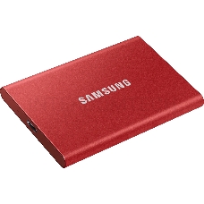 Твердотельный накопитель Samsung SSD 500GB T7 Touch, USB Type-C, R/W 1000/1050MB/s, Red