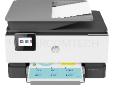 МФУ струйное, HP OfficeJet Pro 9010 AiO Printer, (принтер/сканер/копир A4, 22/18 стр/мин, дуплекс, ADF, USB, LAN, WiFi)