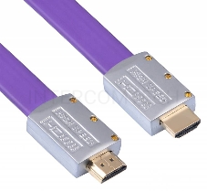 Кабель аудио-видео Buro HDMI (m)/HDMI (m) 5м. черный (HDMI 19M-19M V1.4 FL)