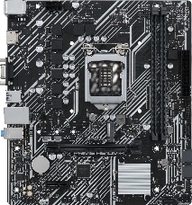 Материнская плата Asus Prime H510M-K, LGA1200, H510, 2*DDR4, D-Sub + HDMI, SATA3, Audio, Gb LAN, USB 3.2, USB 2.0, COM*1 header (w/o cable), mATX