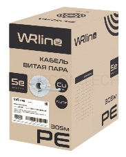 Кабель информационный WRline WR-FTP-4P-C5E-PE-BK кат.5E F/UTP 4X2X24AWG PE внешний 305м черный