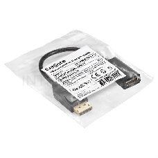 Кабель-переходник DisplayPort-HDMI ExeGate EX-DPM-HDMIF-0.1 (20M/19F, 0,1м)