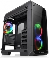 Корпус View 71 TG RGB (870680) CA-1I7-00F1WN-01 /Black/Win/SPCC/Tempered Glass*4/Color Box/Riing 140mm RGB Fan*3