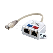 Разветвитель NCA-SP-02 FTP 1 порт RJ45 (T568A/T568B) -> 2 порта RJ45 10/100 BASE-T