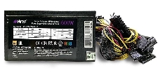 Блок питания HIPER HPB-600RGB (ATX 2.31, 600W, ActivePFC, RGB 140mm fan, Black) BOX