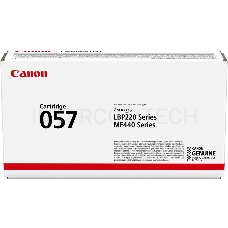 Тонер-картридж Canon 057 черный для MF449x/MF446x/MF445dw/MF443dw, LBP225x/LBP226dw/LBP223dw 3100 стр