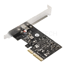 Контроллер ExeGate EXE-321 EX293839RUS (PCI-E x4 v3.0, 20Gbps (USB3.2 GEN2x2) Type-C ext., ASMedia Chipset ASM3242)