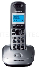 Телефон Panasonic KX-TG2511RUM (металик) {АОН, Caller ID,спикерфон на трубке,переход в Эко режим одним нажатием}