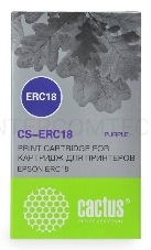 Картридж ленточный Cactus CS-ERC18 пурпурный для Epson ERC 18/Samsung ER4615-R 1200000 signs