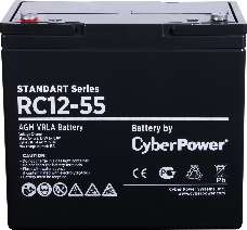 Батарея SS CyberPower Standart series RC 12-55 / 12V 55 Ah