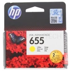 Картридж струйный HP 655 CZ112AE желтый для HP DJ IA 3525/4615/4625/5525/6525 (600стр.)